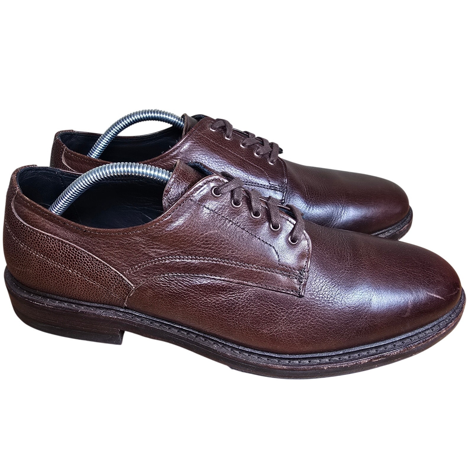 Allen Edmonds Mens Cyrus Derby Leather Oxford Loafer Dress Brown 2759 Size 11 D